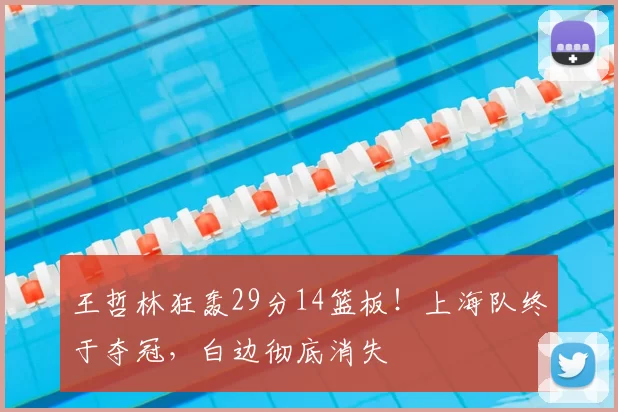 王哲林狂轰29分14篮板!上海队终于夺冠,白边彻底消失