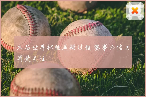 本届世界杯被质疑过假 赛事公信力再受关注
