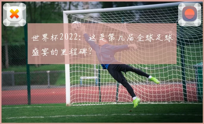 世界杯2022:这是第几届全球足球盛宴的里程碑?