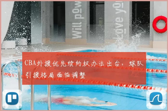 CBA外援优先续约权办法出台,球队引援格局面临调整